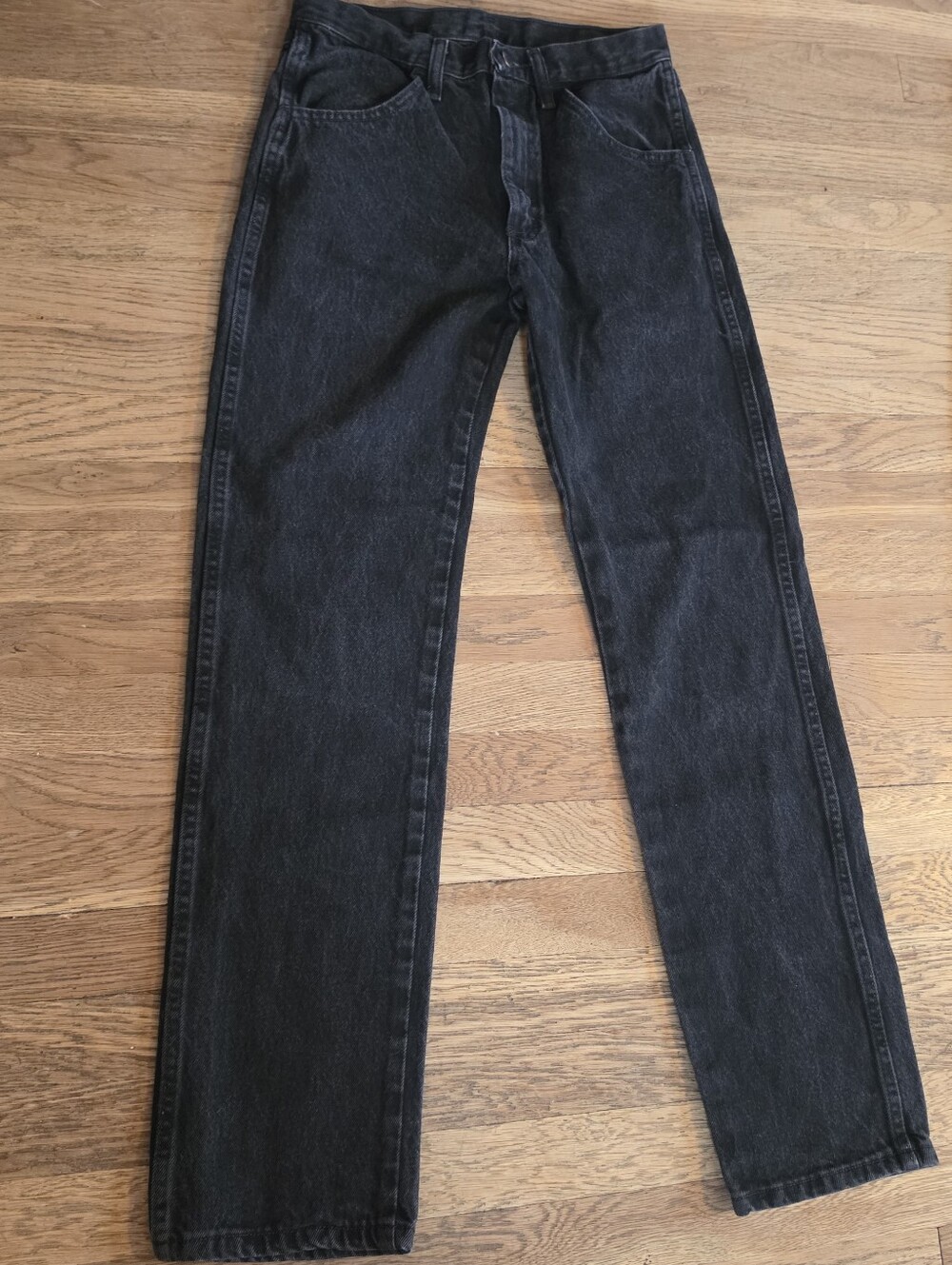 Rustler Men's Black Straight Jeans